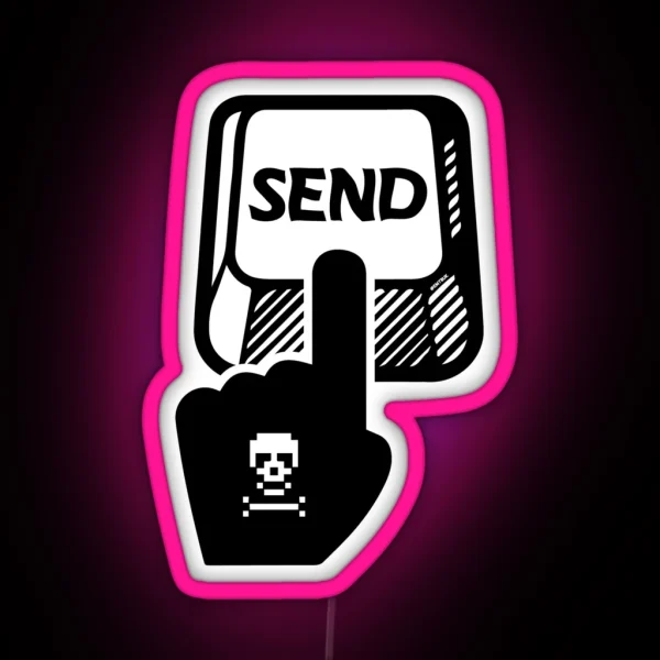 Press Send RGB Neon Sign
