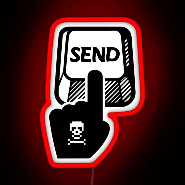 Press Send RGB Neon Sign