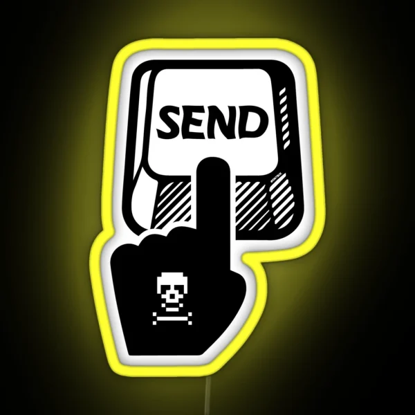 Press Send RGB Neon Sign