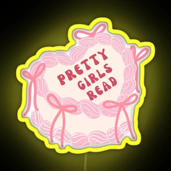 Pretty Girls Read RGB Neon Sign