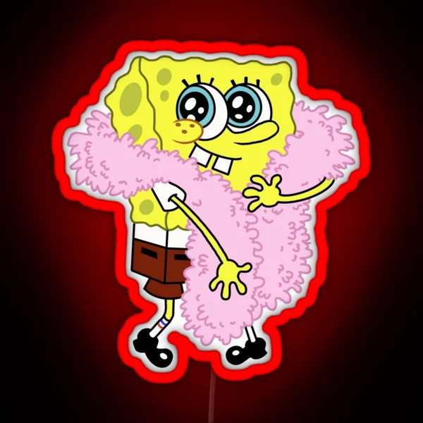 Pretty Spongebob RGB Neon Sign