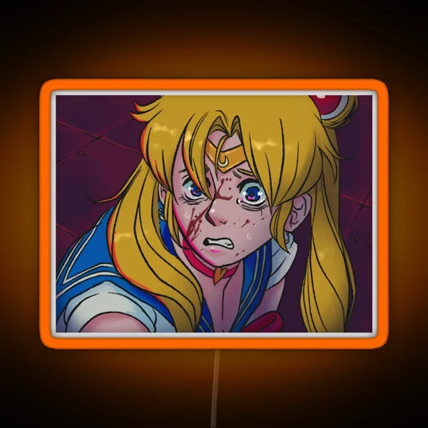 PRETTY SURVIVOR SAILOR MOON RGB Neon Sign
