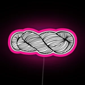 Pretty Yarn Skein RGB Neon Sign