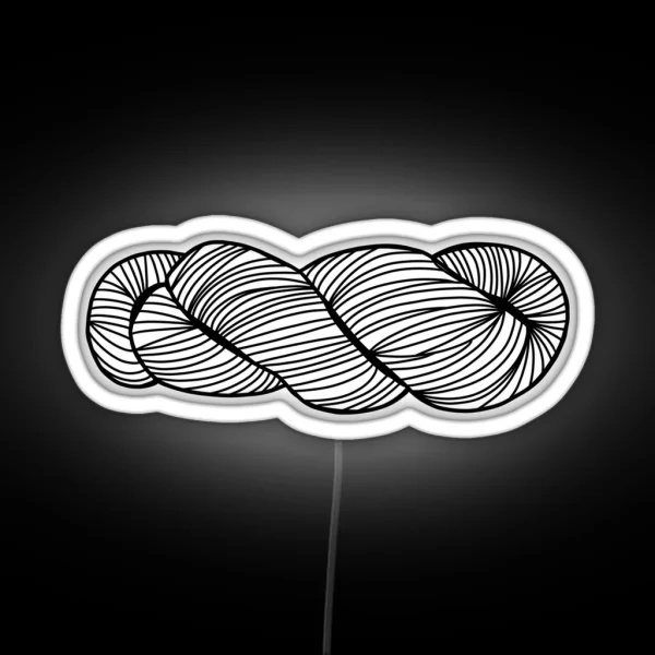 Pretty Yarn Skein RGB Neon Sign