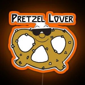 Pretzel Lover RGB Neon Sign