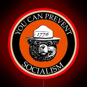 Prevent Socialism RGB Neon Sign