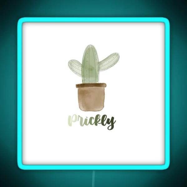 Prickly Cactus RGB Neon Sign