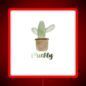 Prickly Cactus RGB Neon Sign
