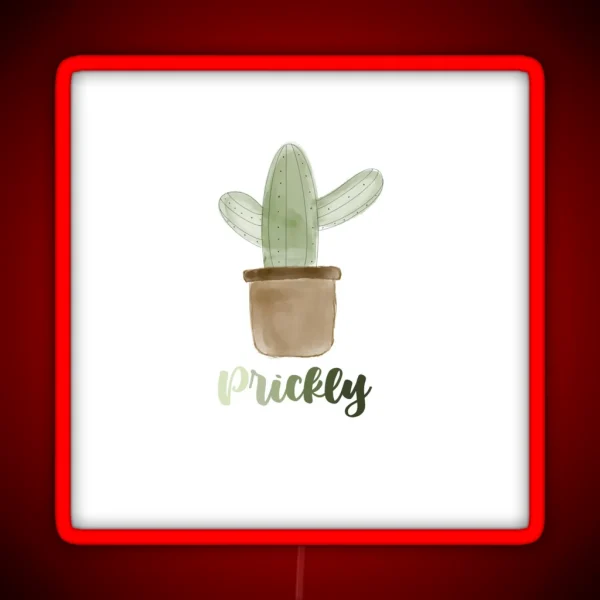 Prickly Cactus RGB Neon Sign