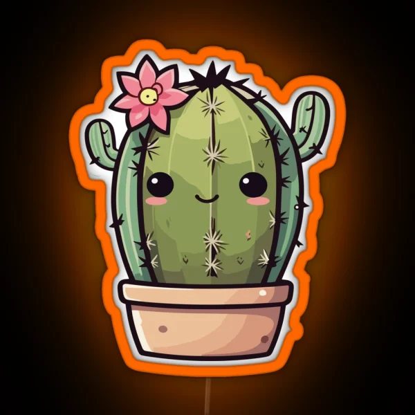 Prickly Friend RGB Neon Sign