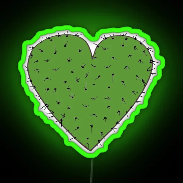 Prickly Heart RGB Neon Sign