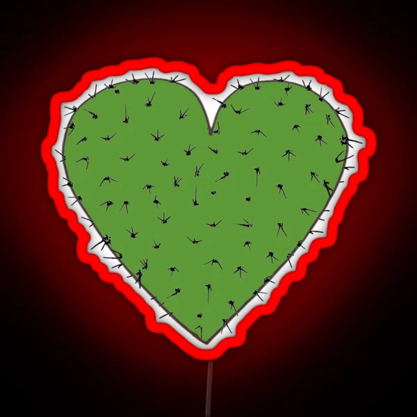 Prickly Heart RGB Neon Sign