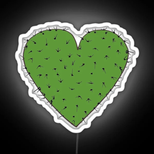 Prickly Heart RGB Neon Sign