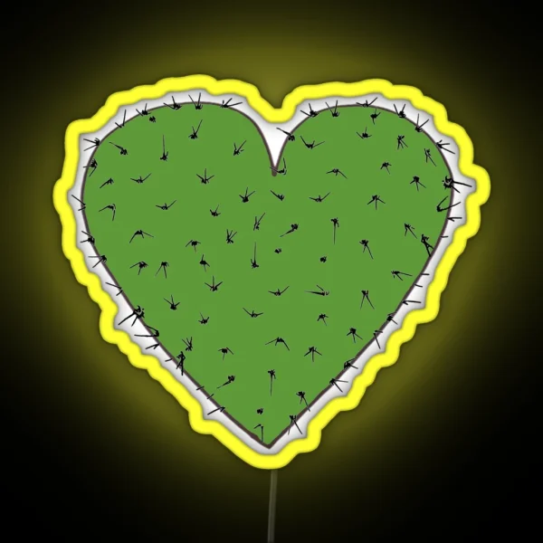 Prickly Heart RGB Neon Sign