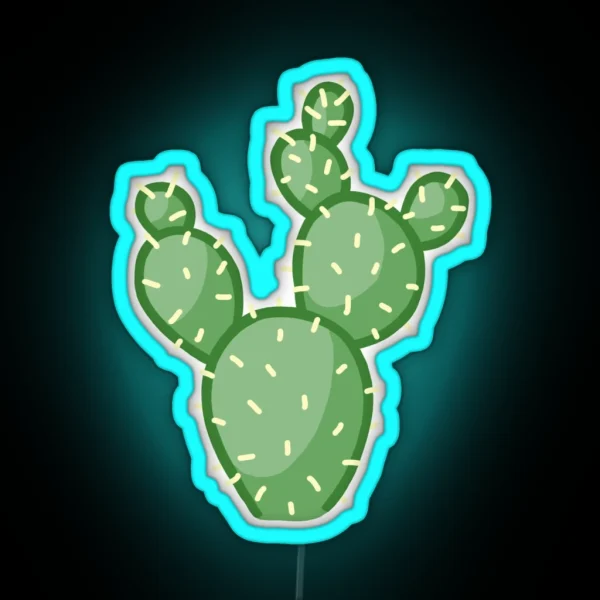 Prickly Pear Led RGB Neon Sign