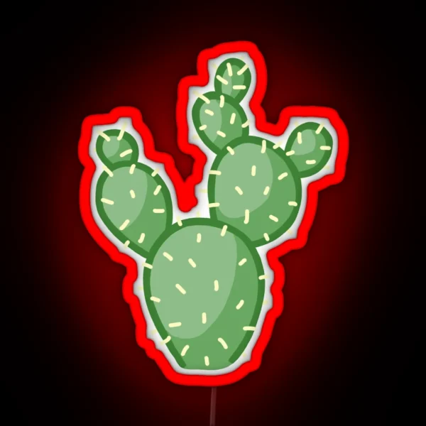 Prickly Pear Led RGB Neon Sign