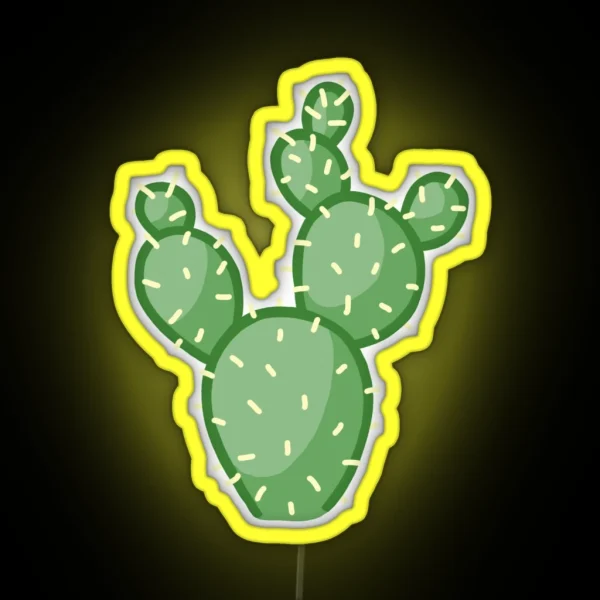 Prickly Pear Led RGB Neon Sign