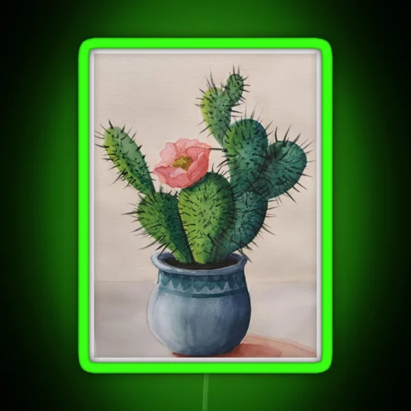 Prickly Perfection RGB Neon Sign