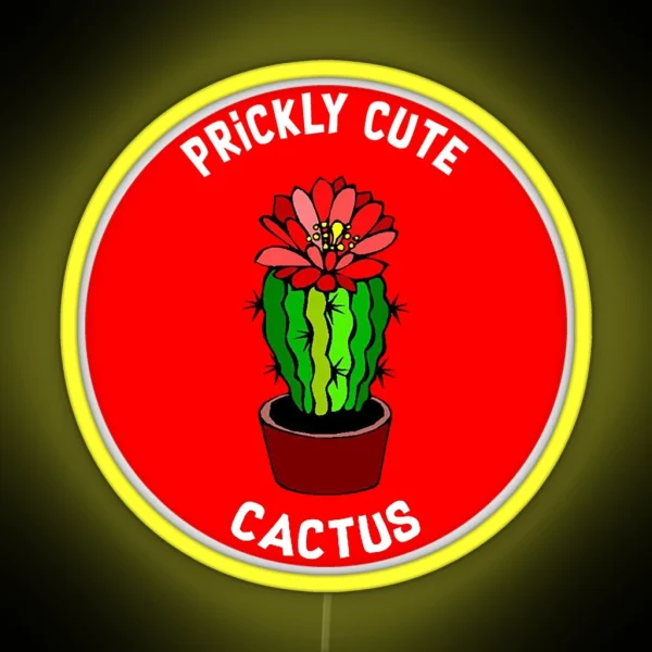 Prickly Personality Prickly But Cute Wife Girlfriend RGB Neon Sign