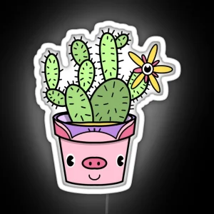 Prickly Pig RGB Neon Sign