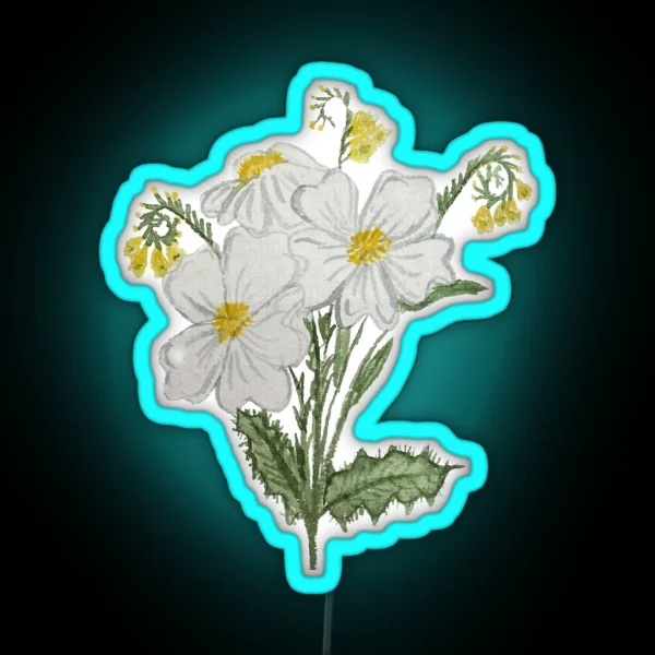 Prickly Poppy RGB Neon Sign