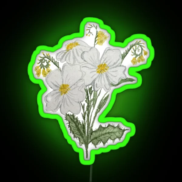 Prickly Poppy RGB Neon Sign