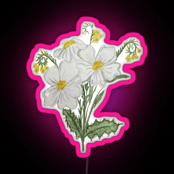 Prickly Poppy RGB Neon Sign