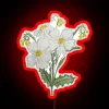 prickly poppy rgb neon sign vibrant red