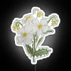 Vibrant RGB neon sign displaying 'Prickly Poppy' in bold white lighting.