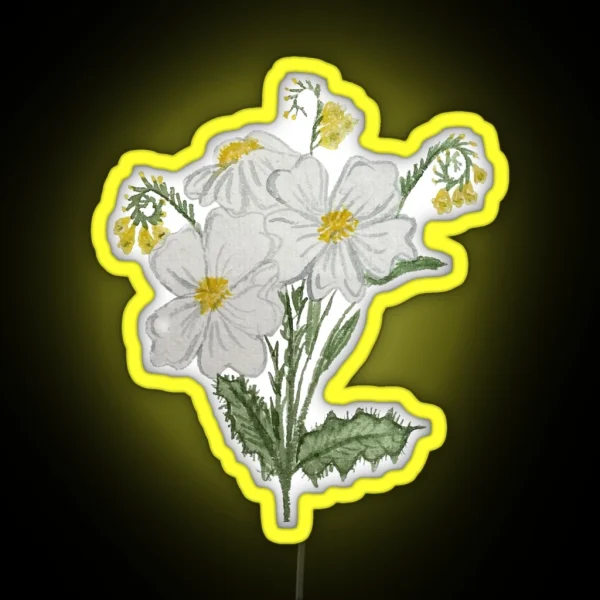 Prickly Poppy RGB Neon Sign