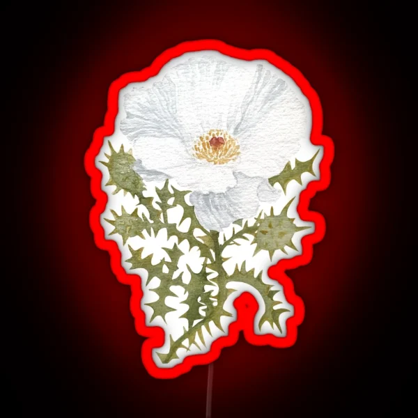 Prickly Poppy RGB Neon Sign