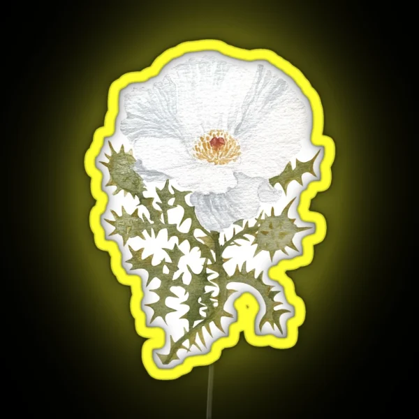 Prickly Poppy RGB Neon Sign