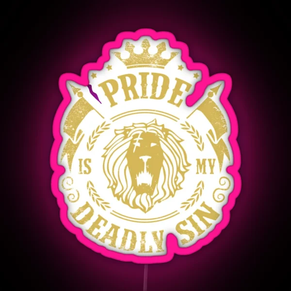 Pride Is My Deadly Sin RGB Neon Sign