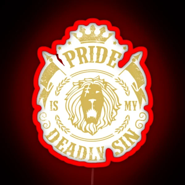 Pride Is My Deadly Sin RGB Neon Sign