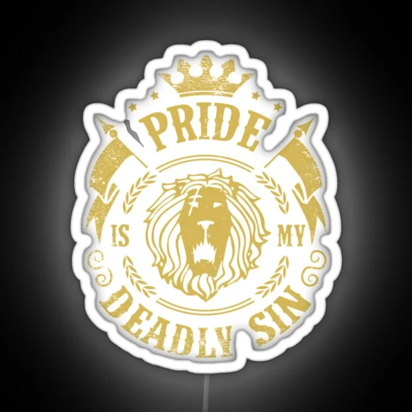 Pride Is My Deadly Sin RGB Neon Sign