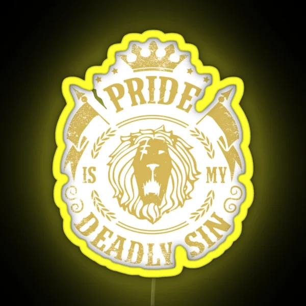Pride Is My Deadly Sin RGB Neon Sign