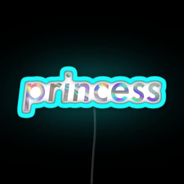 Princess Aesthetic RGB Neon Sign