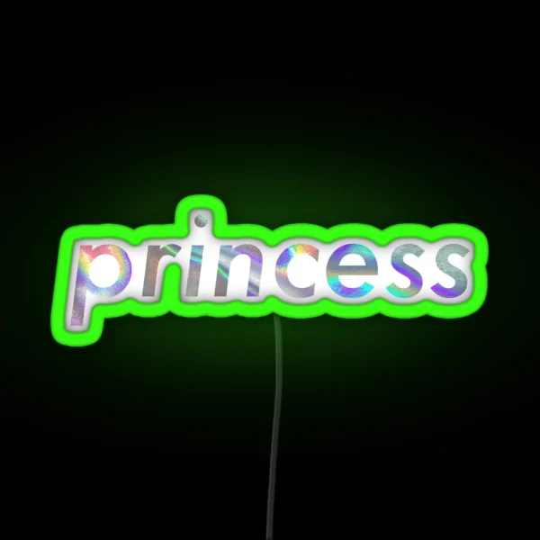 Princess Aesthetic RGB Neon Sign