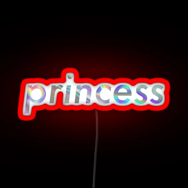 Princess Aesthetic RGB Neon Sign