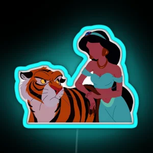 Princess And Rajah RGB Neon Sign