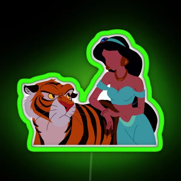 Princess And Rajah RGB Neon Sign