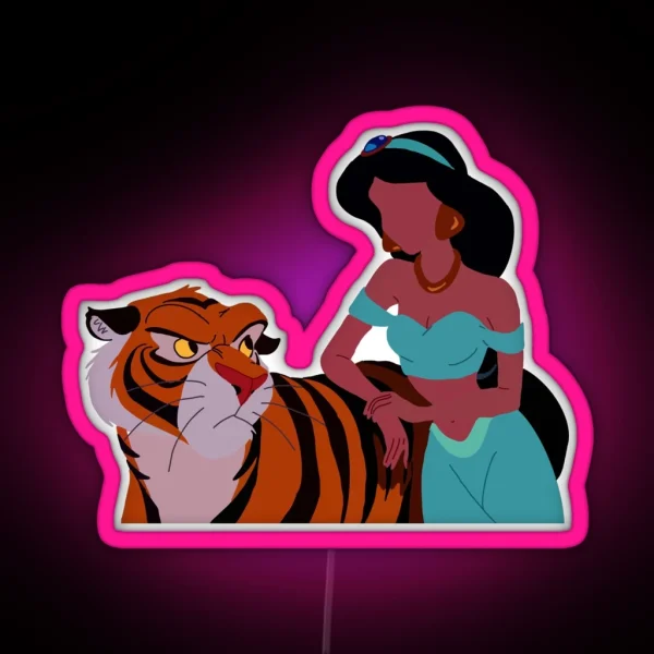 Princess And Rajah RGB Neon Sign