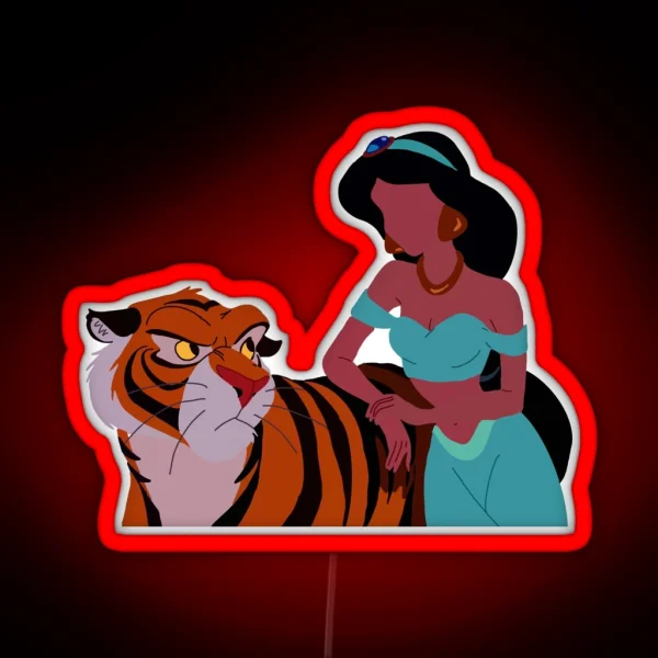 Princess And Rajah RGB Neon Sign