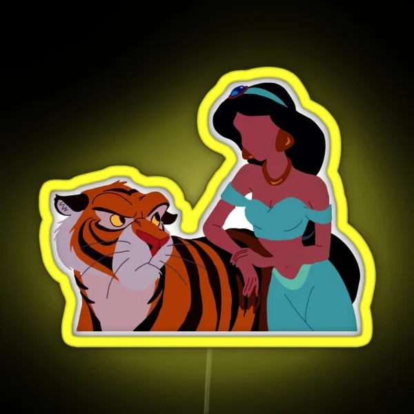 Princess And Rajah RGB Neon Sign