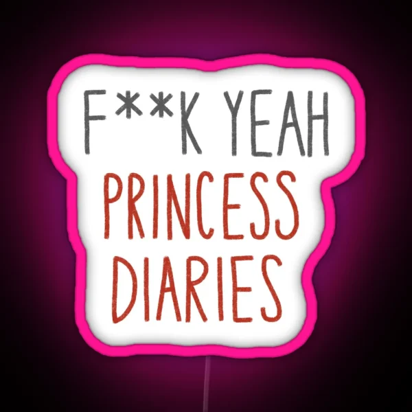 Princess Diaries RGB Neon Sign