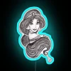 princess-jasmine-neon-rgb-sketch
