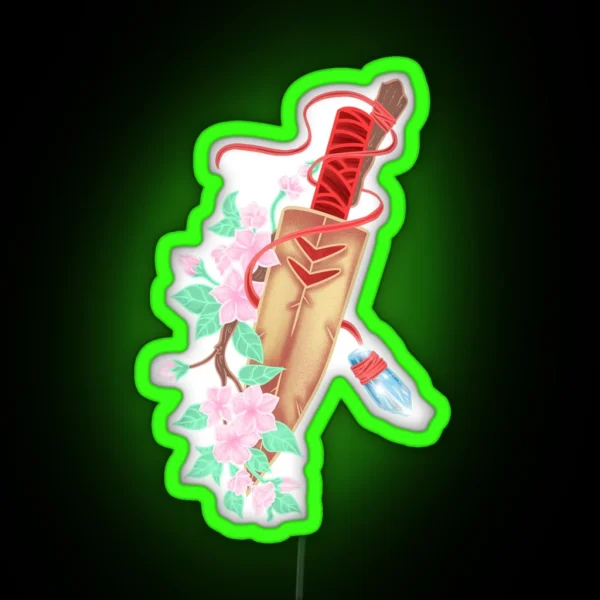 Princess Mononoke Dagger RGB Neon Sign