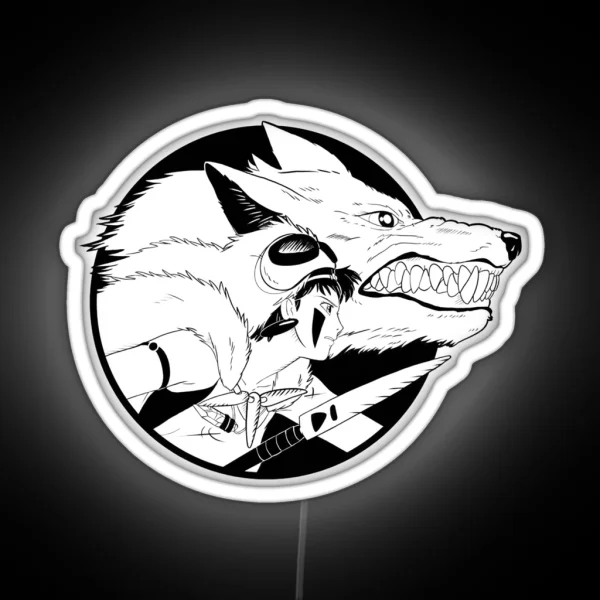 Princess Mononoke RGB Neon Sign