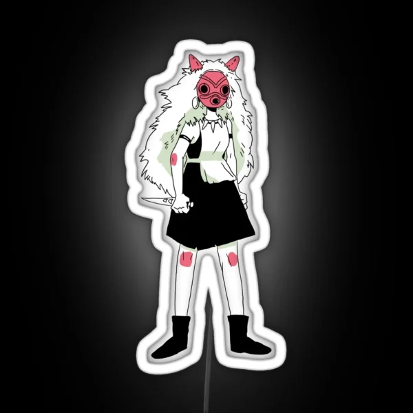 Princess Mononoke RGB Neon Sign