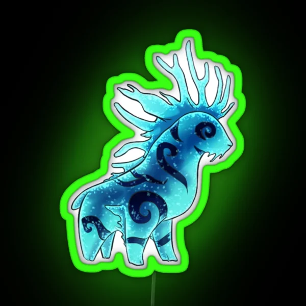 Princess Mononoke RGB Neon Sign